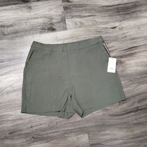 Olive Dress Shorts